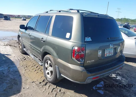 2006 Honda Pilot Ex-L из США, поврежденный, VIN 5FNYF28506B001902